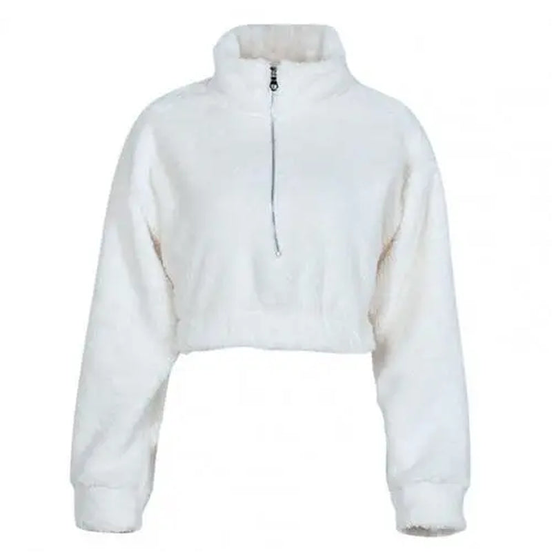Faux Fur Sweatshirt – Nordic Frost